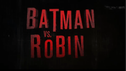 Batman vs Robin 1